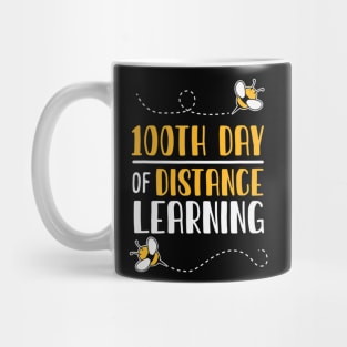 100th Day of School for Distance Learners Kids and Parents Mug